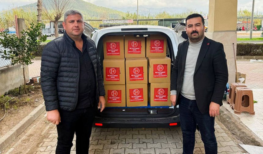 MHP Kumluca’dan Ramazan’da Yardım Paketi Desteği