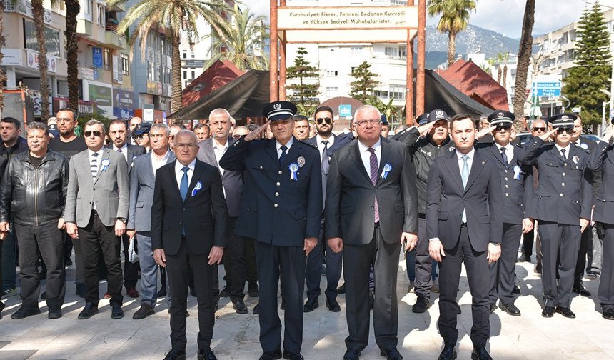 Kumluca’da Polis Teşkilatının 181. Yılı Törenle Kutlandı