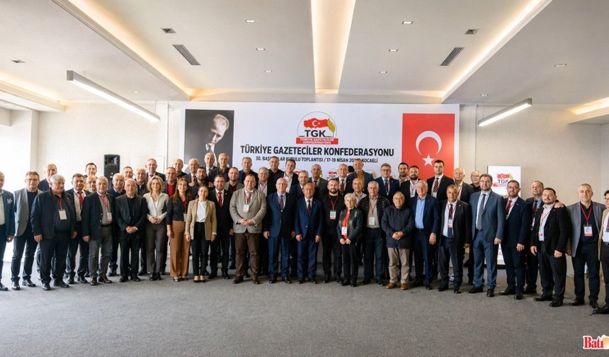 Türkiye Gazeteciler Konfederasyonu Kocaeli Sonuç Bildirgesini Açıkladı