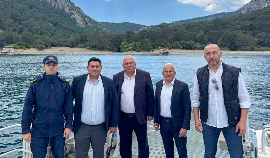 Kumluca’da Turizm Sezonu Öncesi  Kıyı ve Koylarda İnceleme