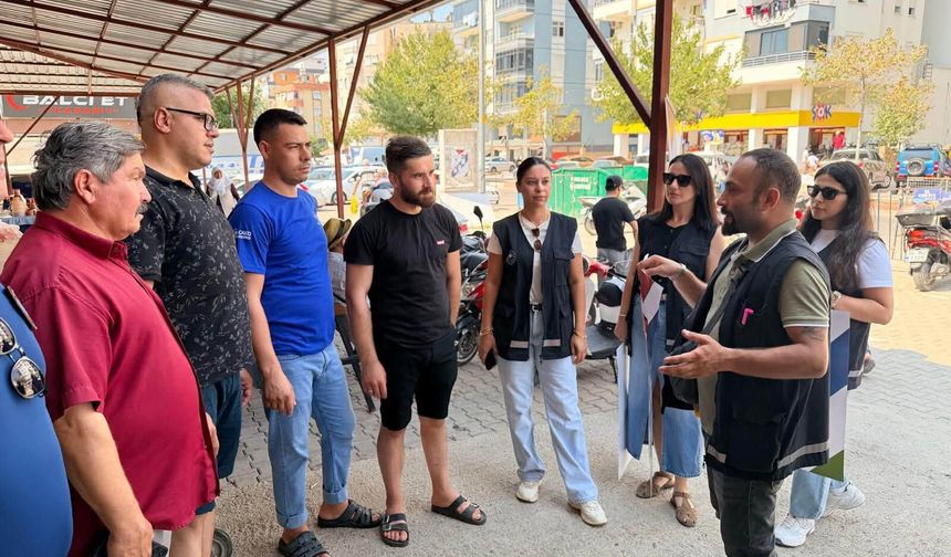 Kumluca’da Vatandaşlara “Güvenilir Gıda” Bilgilendirmesi