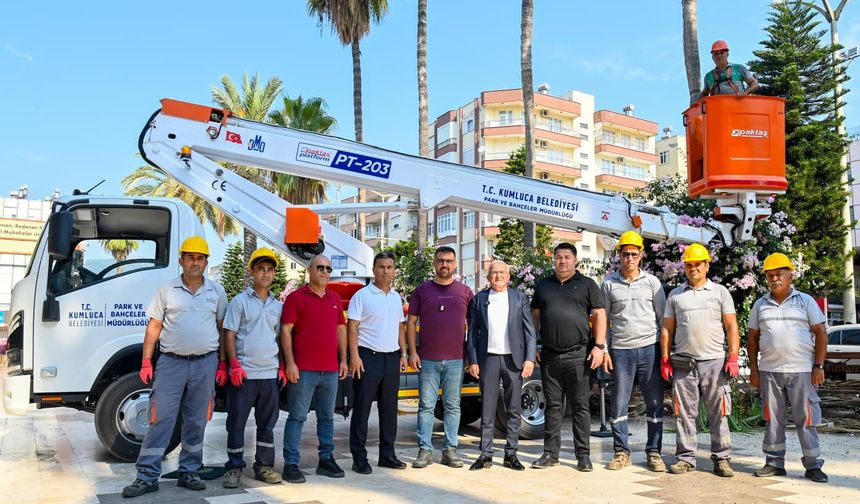 Kumluca Belediyesi Araç Filosunu Güçlendiriyor