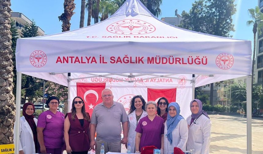 HALK SAĞLIĞI İÇİN MEYDANDA BULUŞTULAR