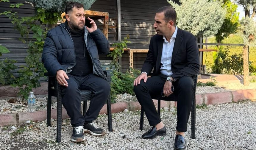 Turgut Acar’dan Yangında İş Yeri Zarar Gören Murat Zorlu’ya Geçmiş Olsun Ziyareti
